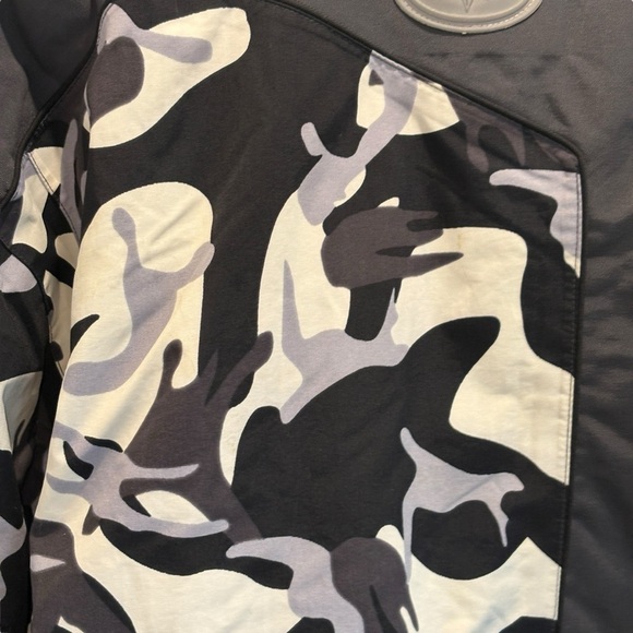 Pure Polaris Winter Jacket Size Large Gray White Black Free Ride - Picture 15 of 16